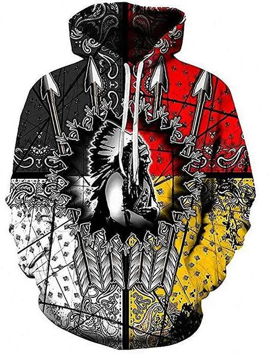Trendy Indian Motif Sweatshirt