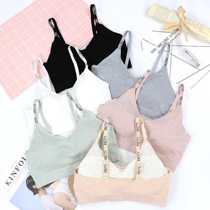 Athletic Alphabet Bandeau Top