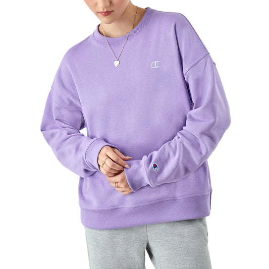 Champion Women's Powerblend C Logo Sweatshirt