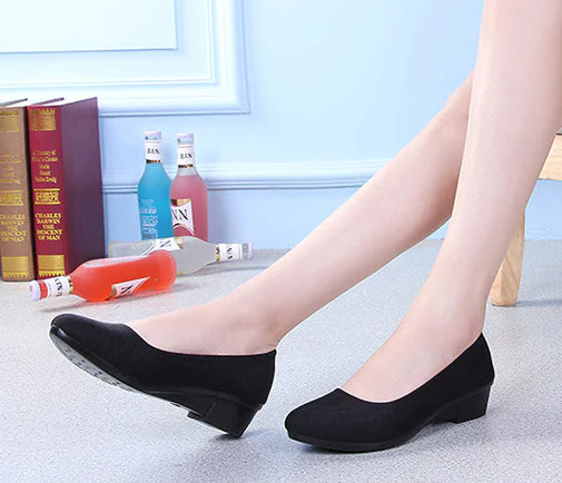 Beijing Soft Cloth Wedge Shoes