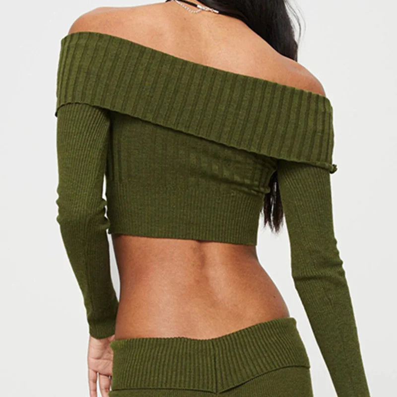 Chic Foldover Sweater