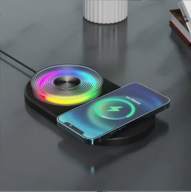 15W Home Wireless Charger with Night Light