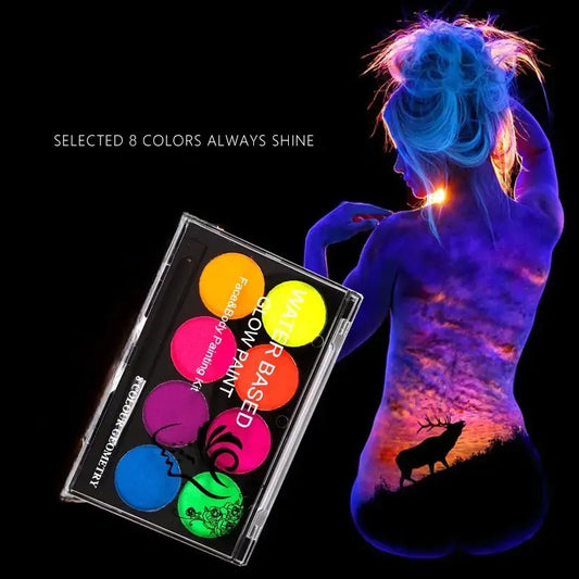 Vibrant Water-Soluble Face Paints (8/15 Colors)