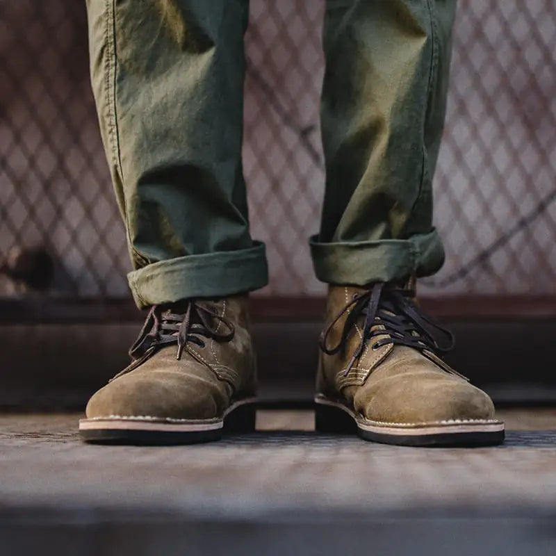 Elegant High-Top Desert Boots
