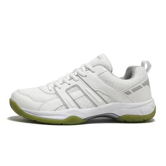 ASHION Multi-Court Men's Sports Shoes - White Green Size 45