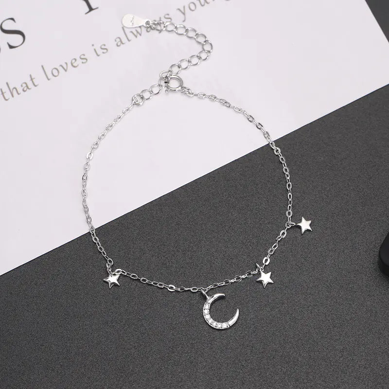 S925 Starlight Moon Bracelet