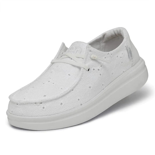 Wendy Rise Eyelet Comfort Slip-Ons - Size 7
