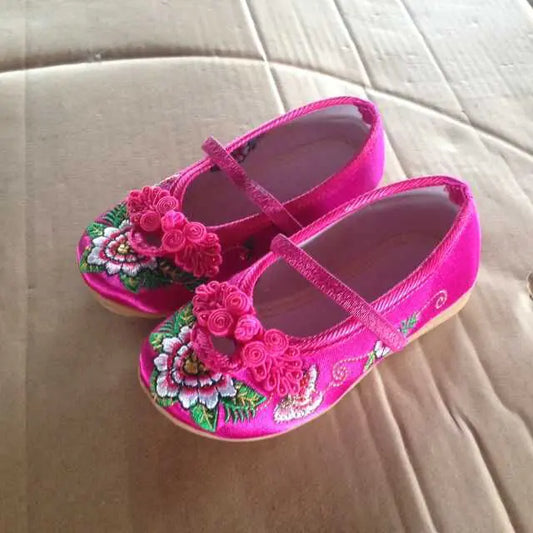 Floral Beijing Baby Shoes