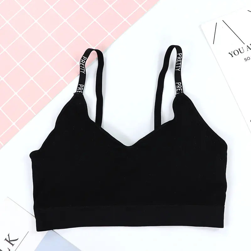 Athletic Alphabet Bandeau Top