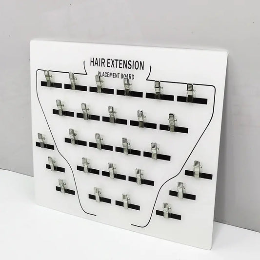 Chic Acrylic Hair Extension Organizer