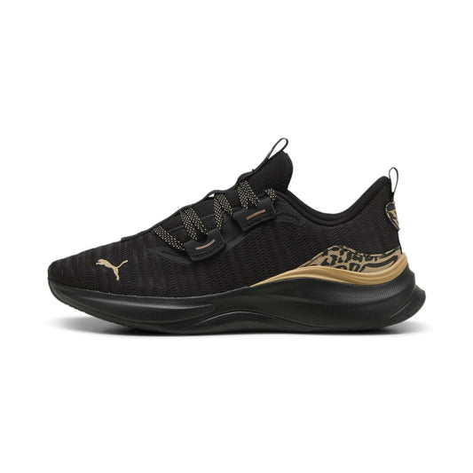 PUMA Womens Harmony Trainer Black-Tan 6