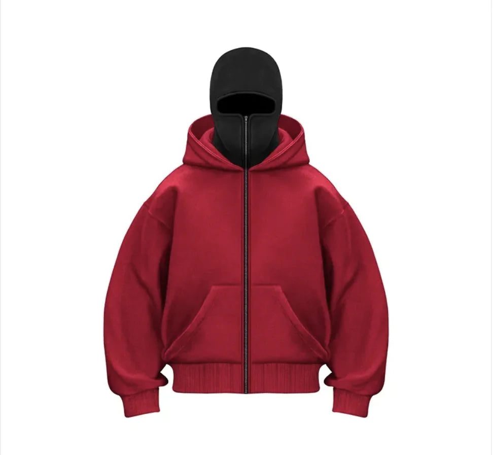 Twin Hood Fleece Sweatshirt