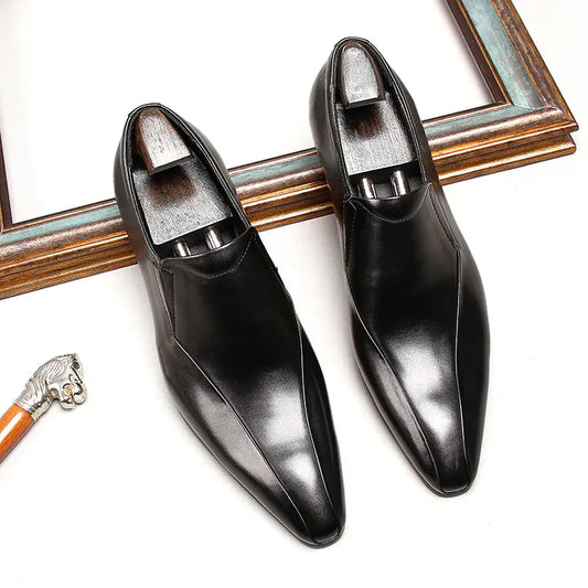 Elegant British Leather Oxfords