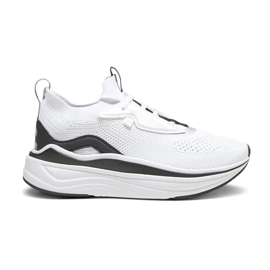 PUMA Softride Stakd Women's Trainer White/Black/Silver 7.5