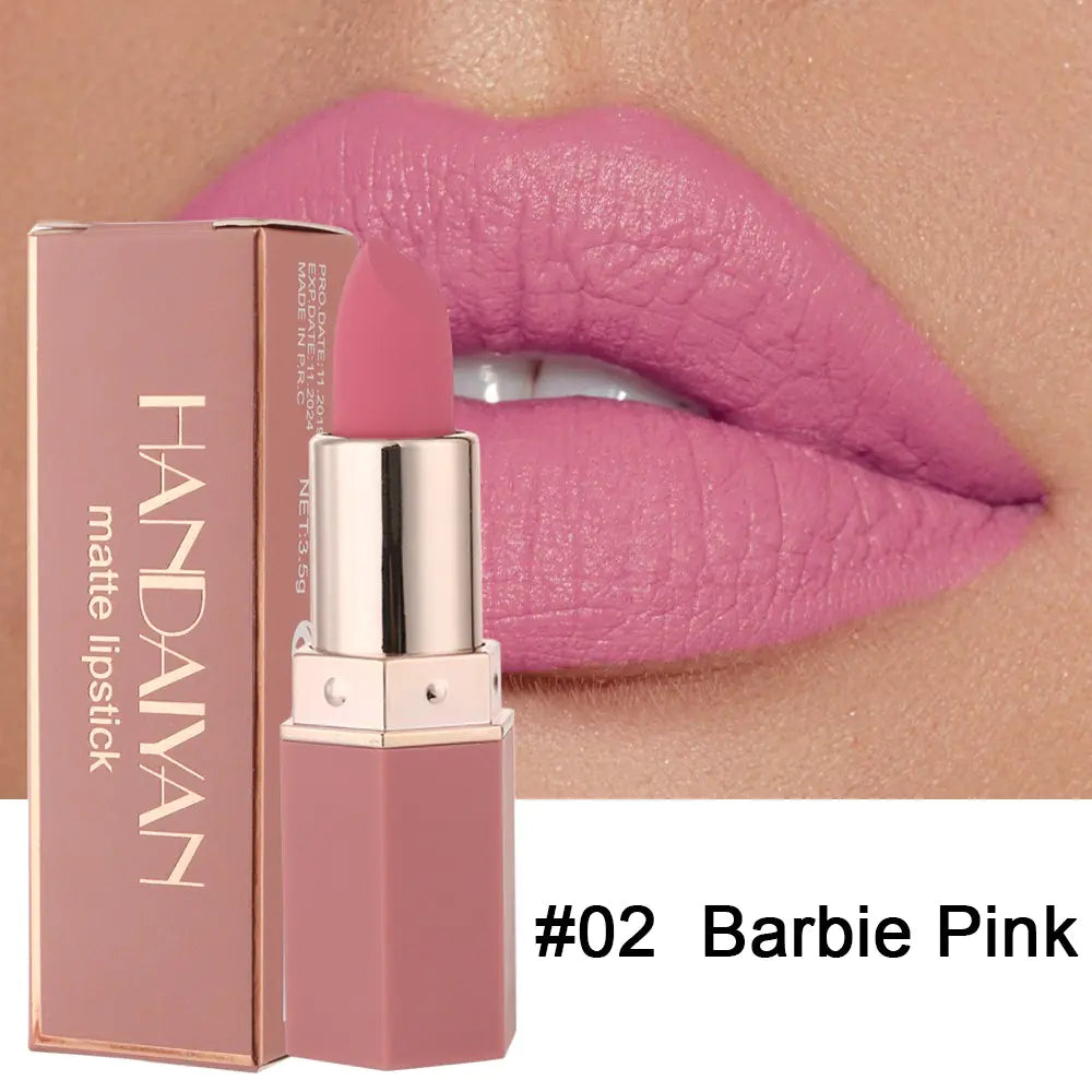 Six-Shade Velvet Matte Lipstick
