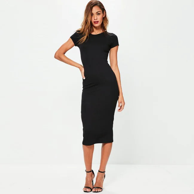 Elegant Milk Silk Dress