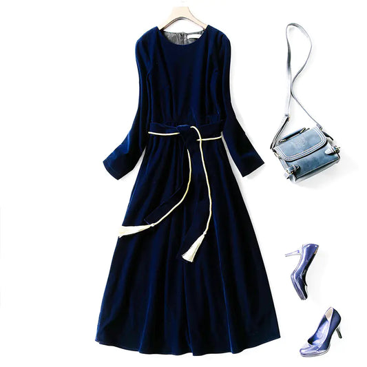 Chic Velvet Gala Gown
