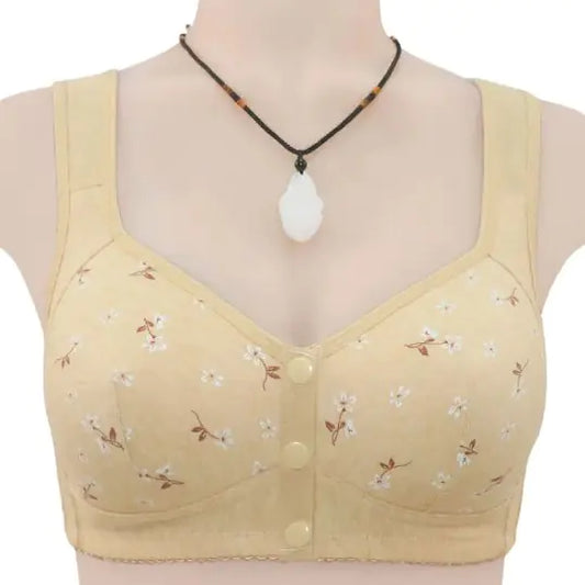 Chic Button-Up Lounge Bra