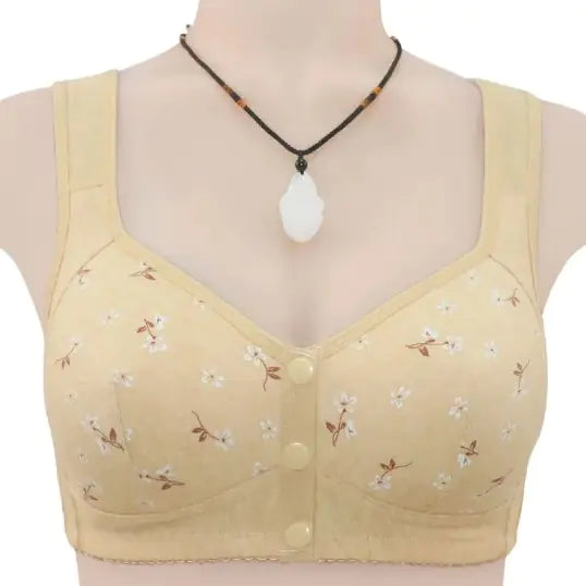 Chic Button-Up Lounge Bra