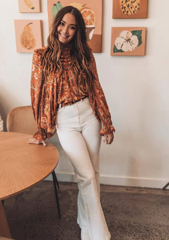 Phoenix Bloom Long Skirt
