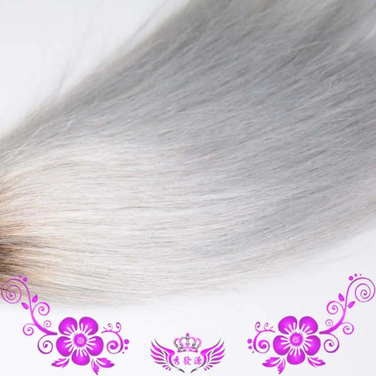 Smokey Gray Brazilian Hair Wig