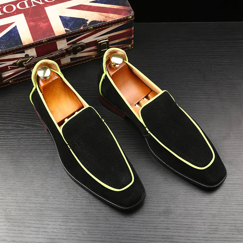 Men's Dual-Tone Professional Leather Shoes