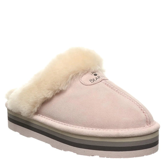 BEARPAW Retro Loki Womens Pale Pink Slippers Size 5