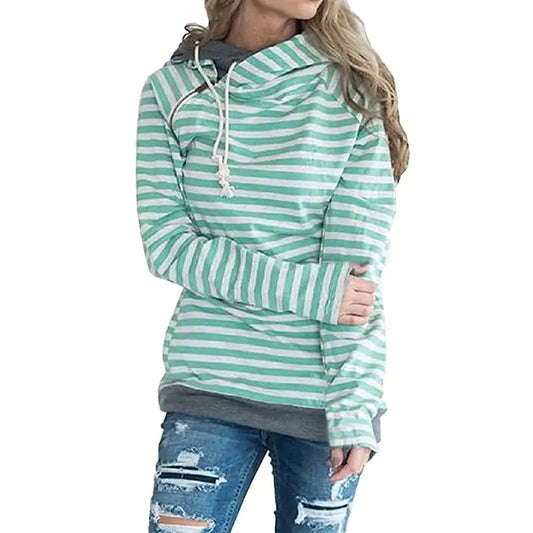 Modern Striped Hoodie