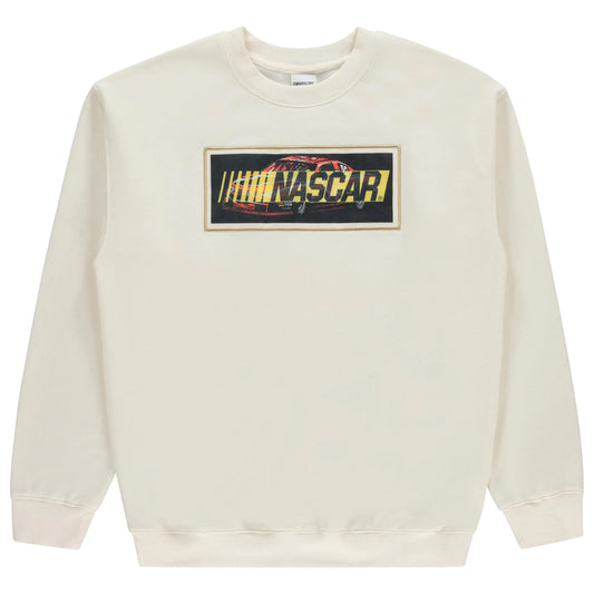 NASCAR Daytona 500 Embroidered Crewneck - Ivory XL