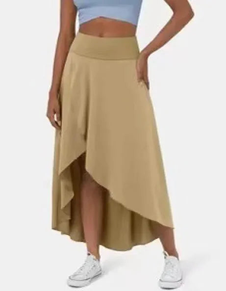 Flowing Asymmetry Skirt