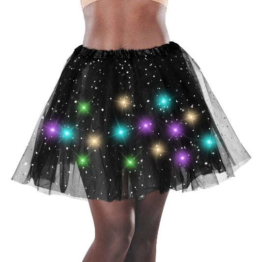 Starlit Ballerina LED Tutu - Black