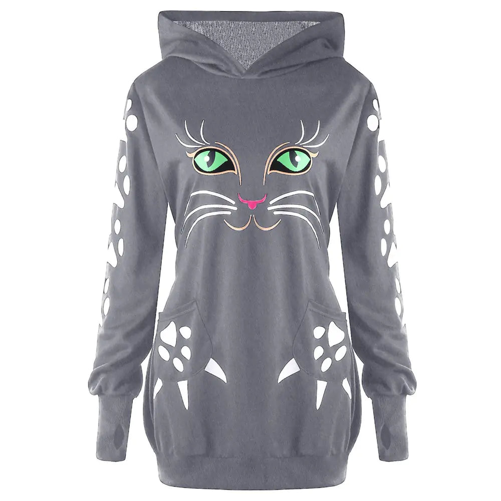 Feline Fashion Plus Hoodie