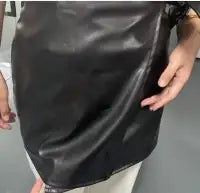 Ladies' Mini Leather Skirt