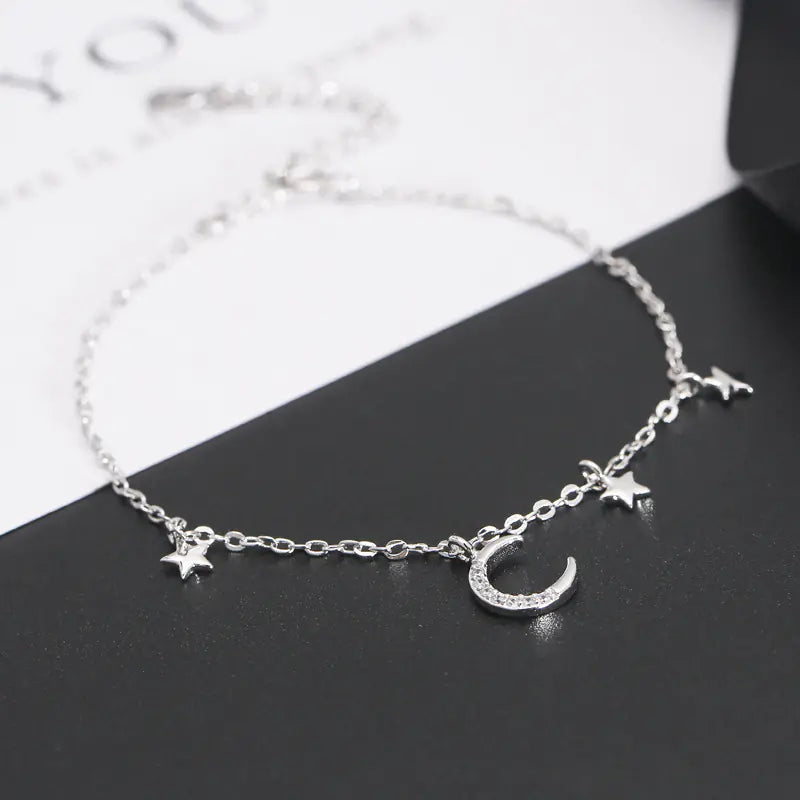S925 Starlight Moon Bracelet