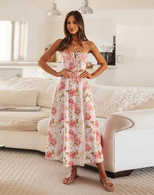 Elegant Split Midi Swing Skirt