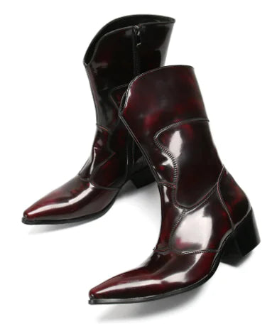 Chic British High Tops in Leather