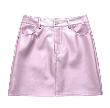 Gleaming Mini A-Line Skirt