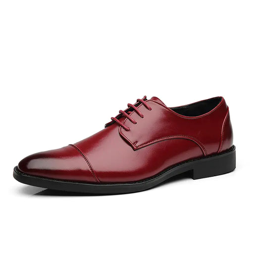 Gentleman's Essential Oxford Leather Shoes