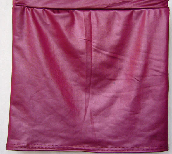 Chic Faux Leather Mini Skirt - Curve Hugger