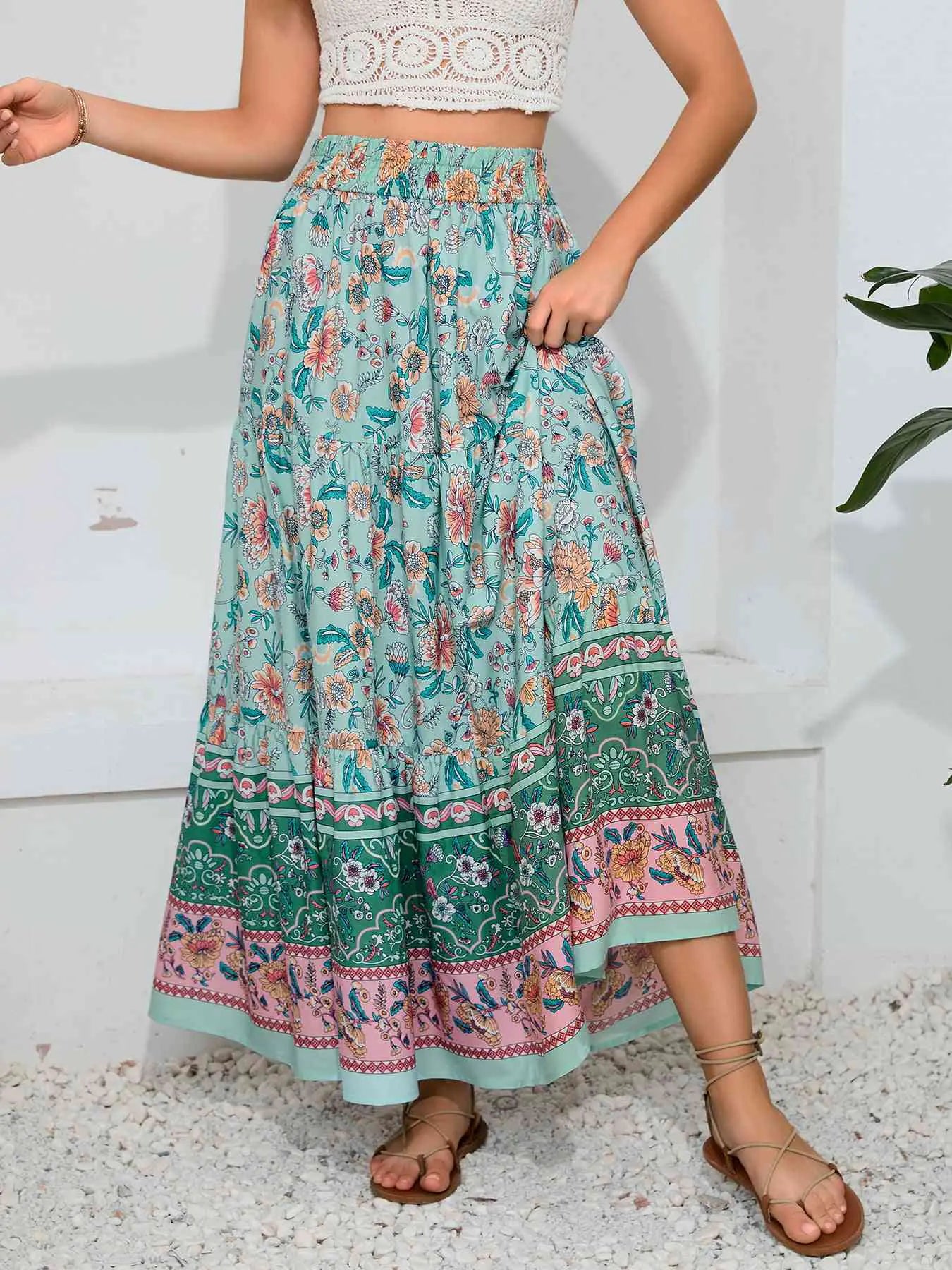 Marty Boho-Chic Maxi Skirt