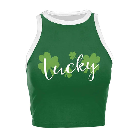 CharmClover St. Patrick's Crop Top for Women