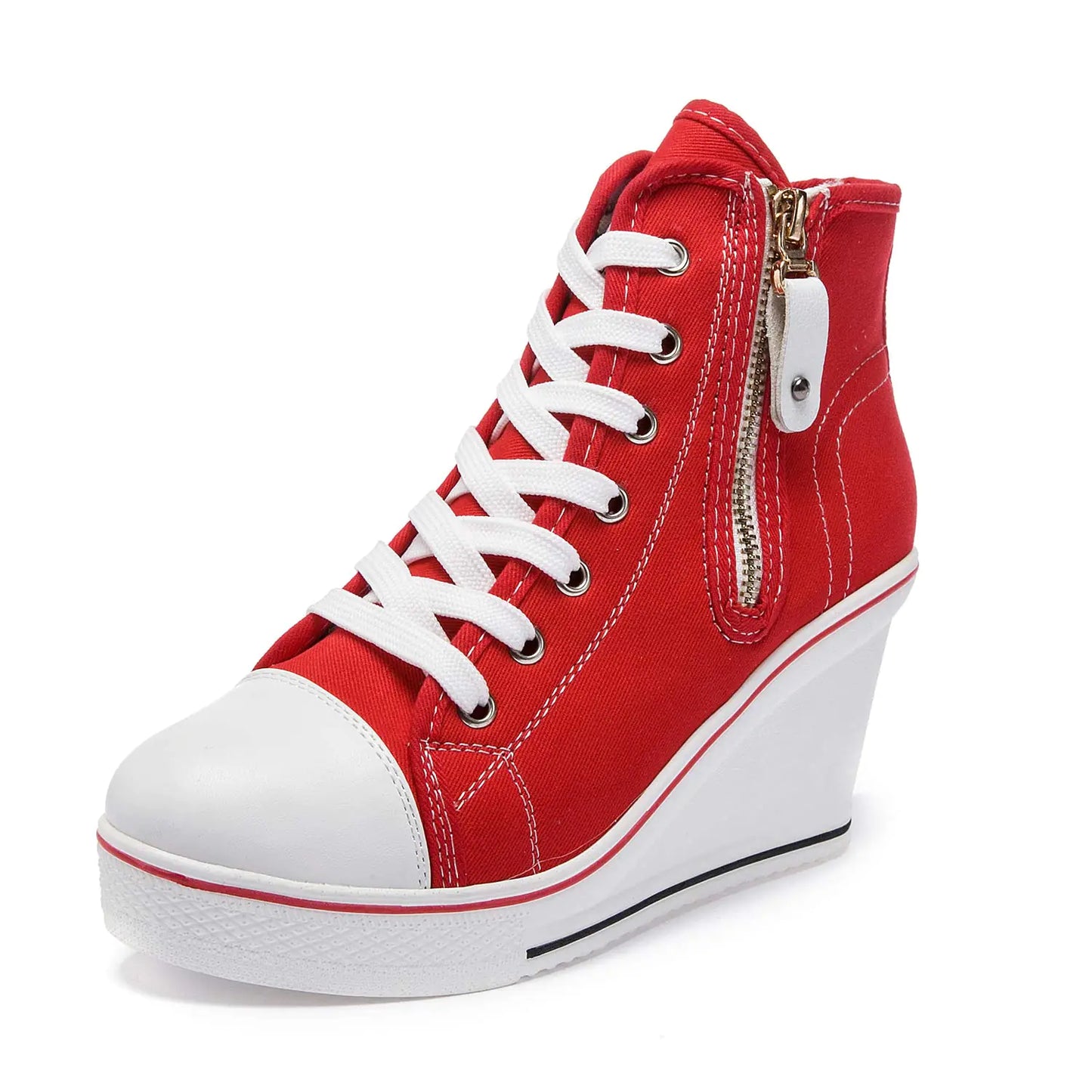 Women's Fashion Canvas Wedge Sneakers