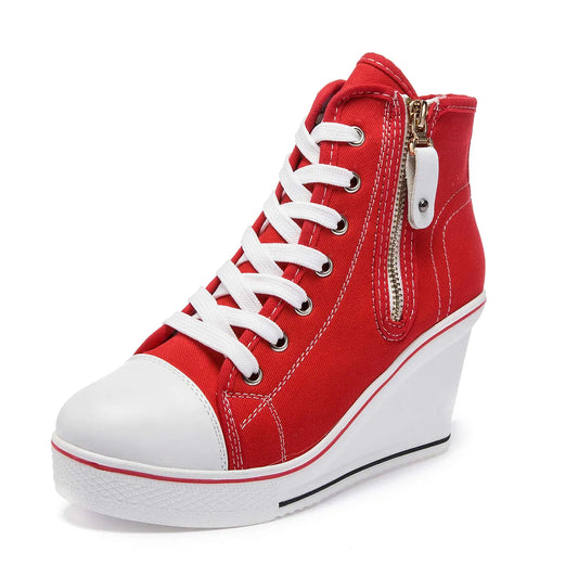 Women's Fashion Canvas Wedge Sneakers