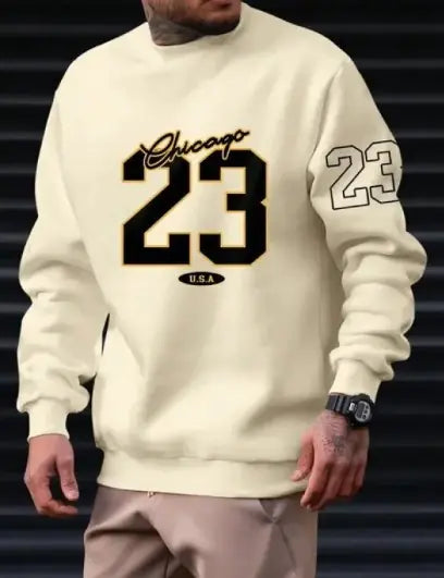 Artistic Letter Fleece Sweat Set