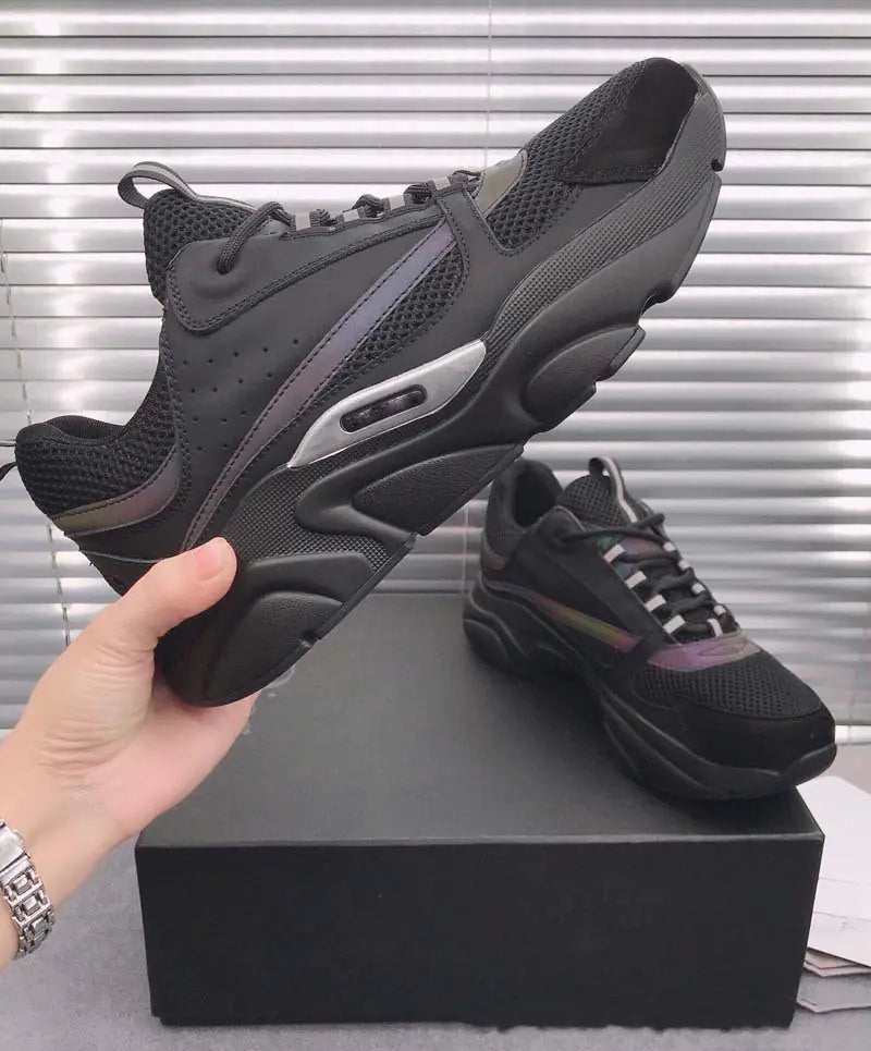 Trendy Color-Block Couple Sneakers