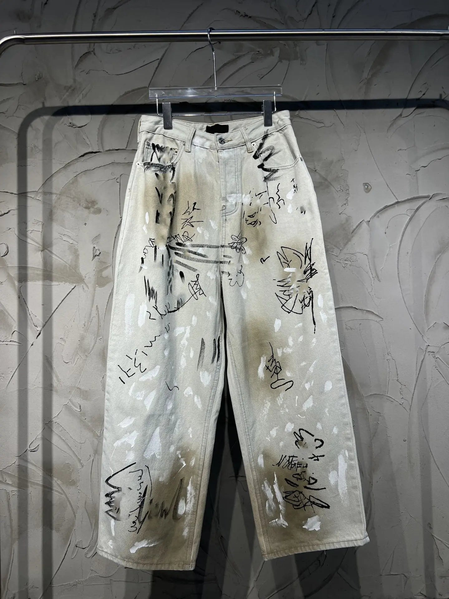 Chic Printed Zipper Drawstring Skirt