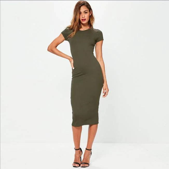 Elegant Milk Silk Dress