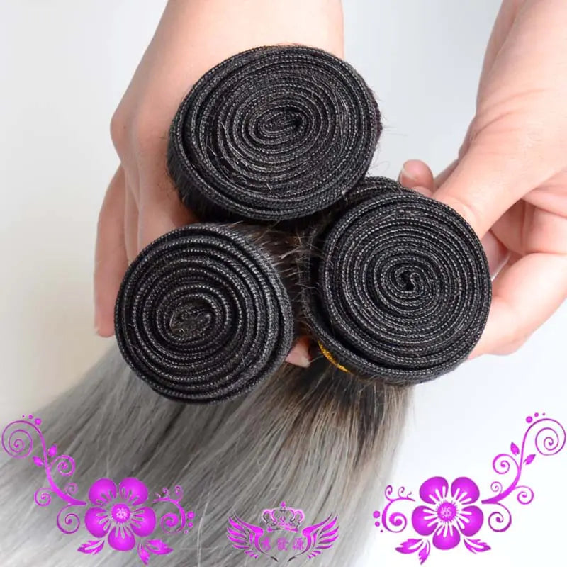 Smokey Gray Brazilian Hair Wig