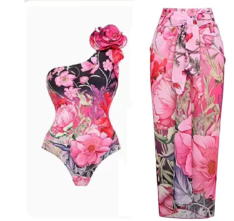 Seaside Skirted Swim Set