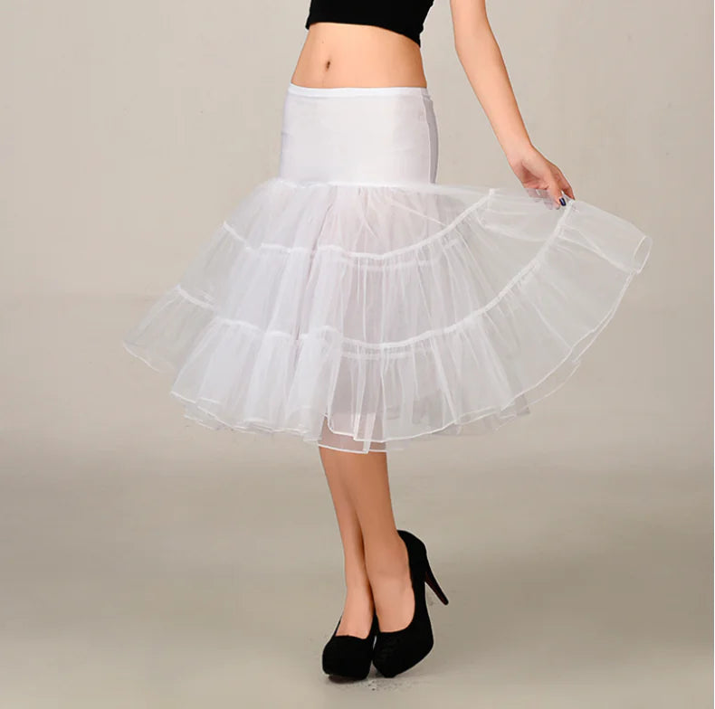 Chic Tulle Midi Skirt for Women